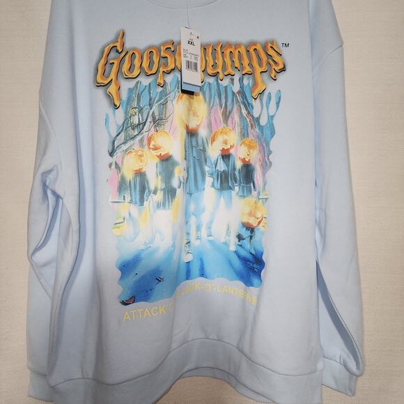 Goosebumps Jack-O-Lantern sweatshirt women's XXL - Picture 3 of 6